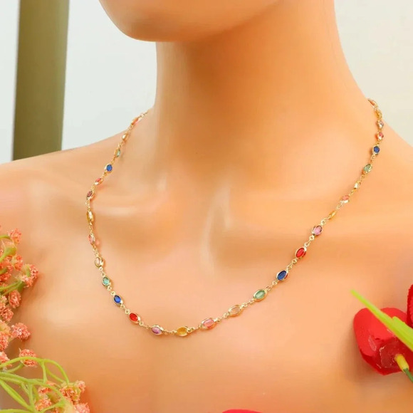 "New Beautiful Design Necklace Chain for Women/Girls, Gift, N594 - Picture 9 of 10